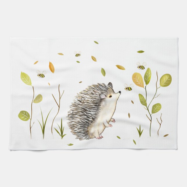 Hedgehog Kitchen Towels Kökshandduk (Horisontell)
