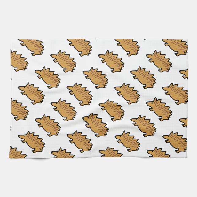 Hedgehog Kökshandduk (Horisontell)