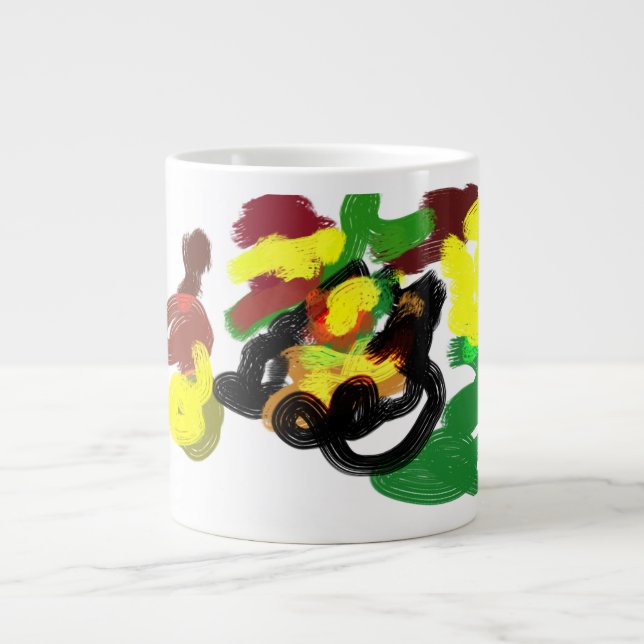 Hedgehog Latte Höst Jumbo Mugg (Framsidan)