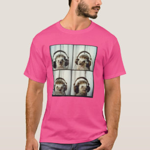 Hedgehog Listning to Music Autistic Autism Sensor T Shirt