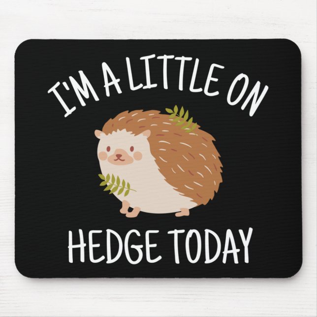 Hedgehog Little på Hedge Today Musmatta (Framsidan)