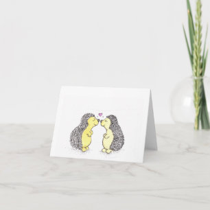 Hedgehog Love Kort