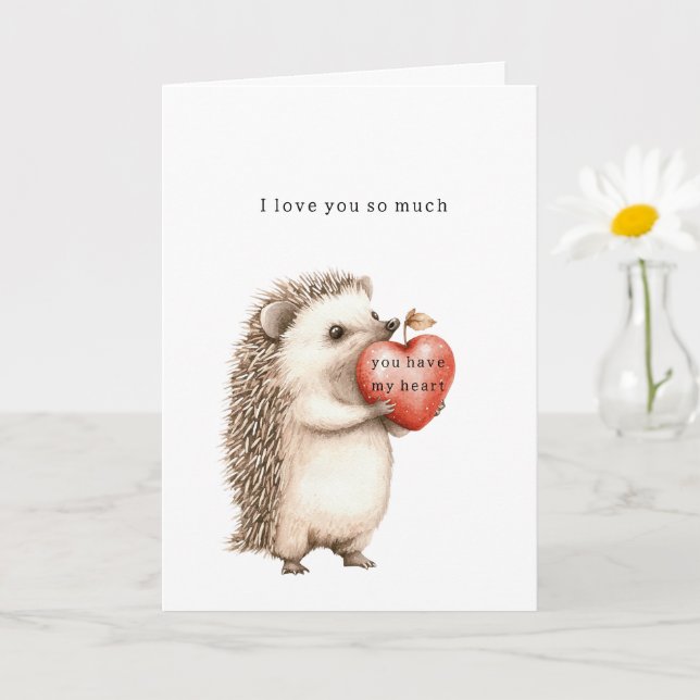 Hedgehog Love So Much Kort (Liten växt)