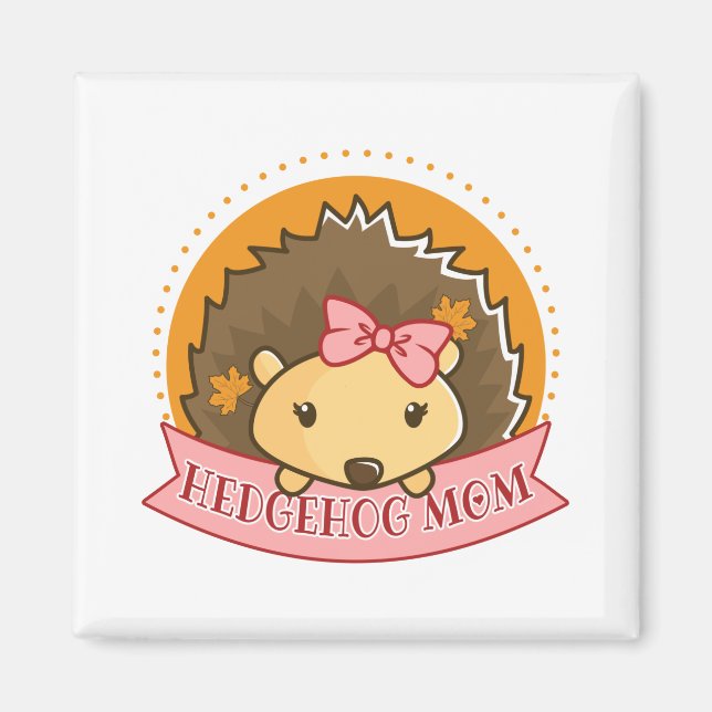 Hedgehog Mamma Magnet (Framsidan)