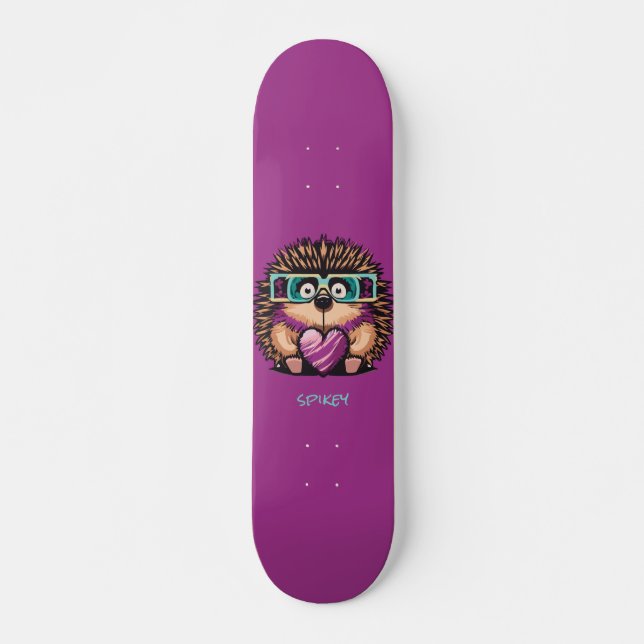 Hedgehog Mini Skateboard Bräda 18,5 Cm (Framsida)