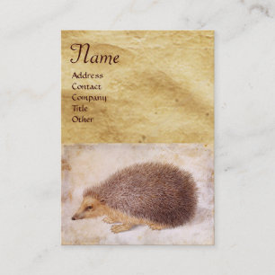 HEDGEHOG Monogram Visitkort