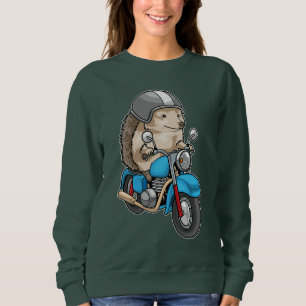 Hedgehog Motorcykel T Shirt