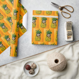 Hedgehog och Pappra för ananas inkapsling Presentpapper