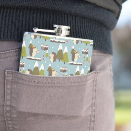 Hedgehog och White jul Fickplunta