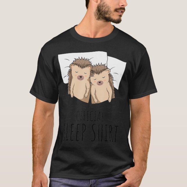 Hedgehog Officiell i viloläge T Shirt (Framsida)