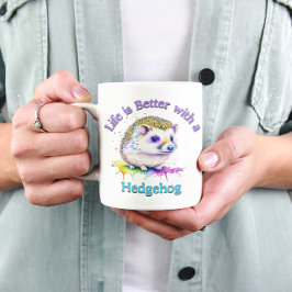 Hedgehog Owner djurälskare kaffe älskare Kaffemugg