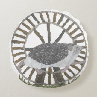 Hedgehog Pillow Rund Kudde