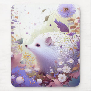 Hedgehog Porträtt Animal Painting Wildlife Forest Musmatta