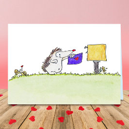 HEDGEHOG POST av Nicole Janes Hälsningskort
