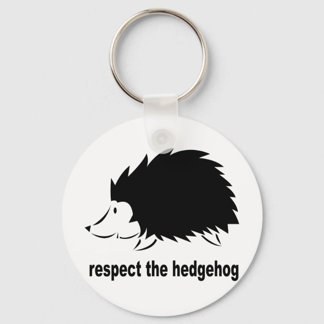 Hedgehog - Respekt för Hedgehog Nyckelring (Framsida)