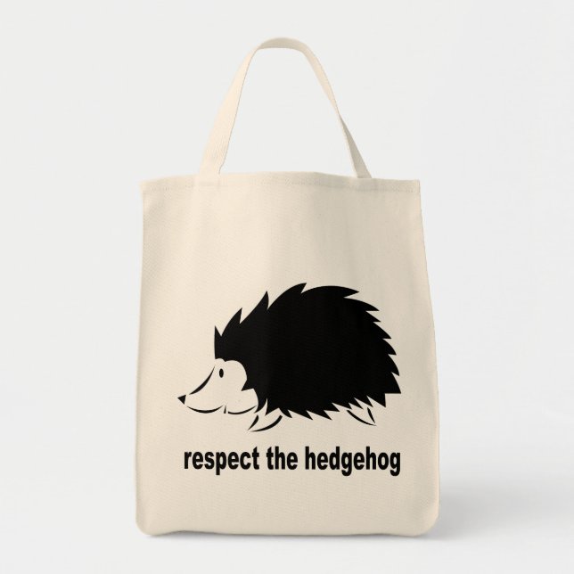 Hedgehog - Respekt för Hedgehog Tygkasse (Framsidan)