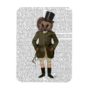 Hedgehog Rider Fullt Magnet