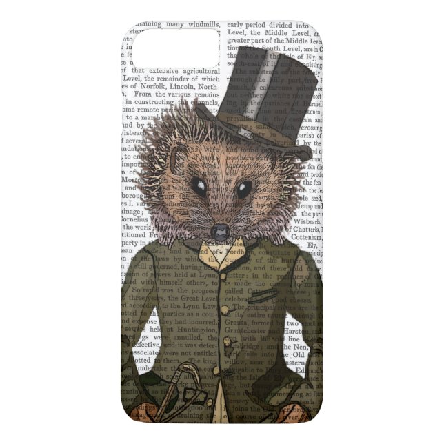 Hedgehog Rider Porträtt Case-Mate iPhone Skal (Baksida)