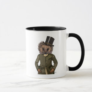 Hedgehog Rider Porträtt Mugg