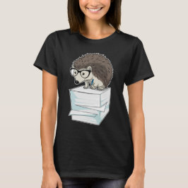 Hedgehog Secretary Stack of papper T Shirt
