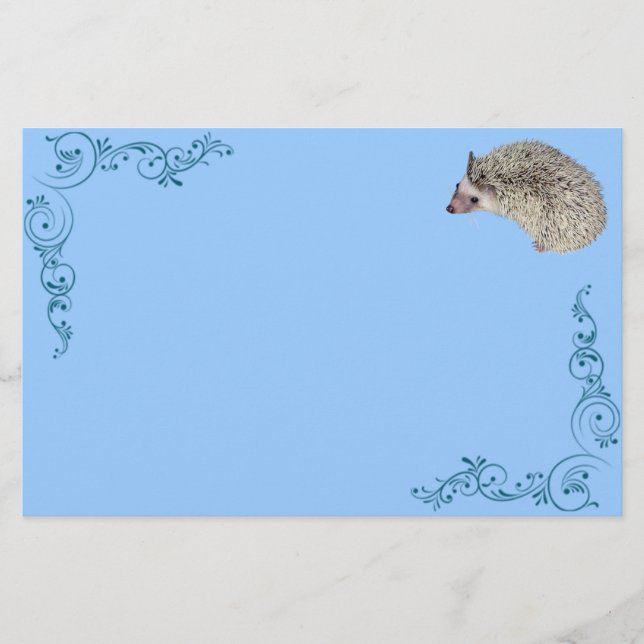 Hedgehog Stationary 2 Brevpapper (Framsida)