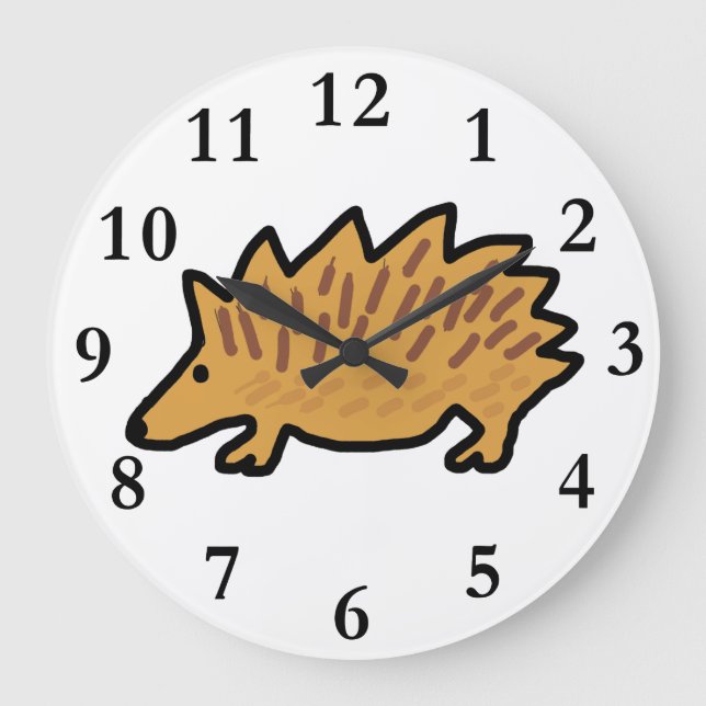 Hedgehog Stor Klocka (Framsida)