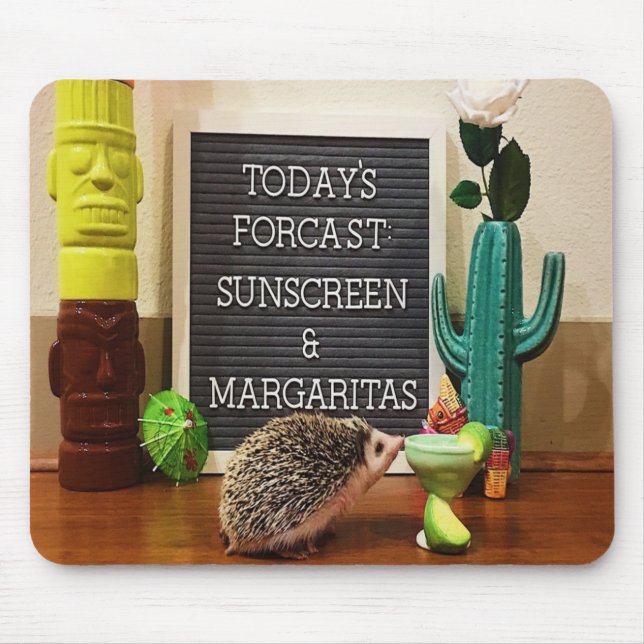 Hedgehog Sunscreen och Margaritas Musmatta (Framsidan)