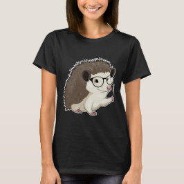 Hedgehog Teacher Pointer T Shirt