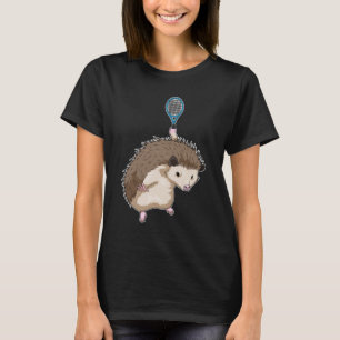 Hedgehog Tennis Tennis racket et T Shirt