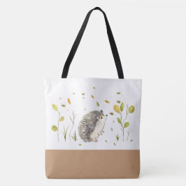 Hedgehog Tote Bag Tygkasse