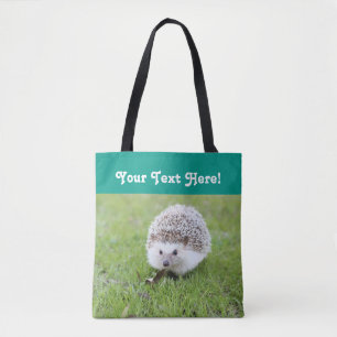 Hedgehog Tote Bag Tygkasse