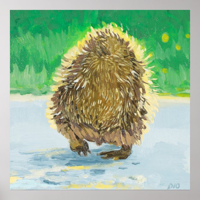 Hedgehog Tush, Adsible Hedge Hog Poster (Framsidan)