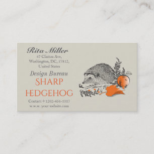 Hedgehog Visitkort