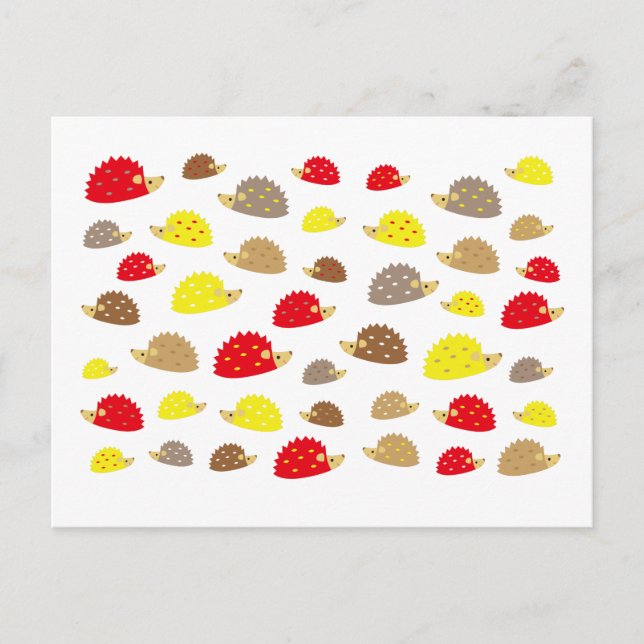 hedgehog vykort (Framsida)