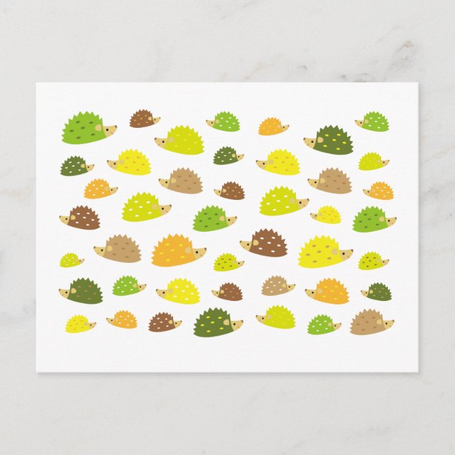 hedgehog vykort (Framsida)