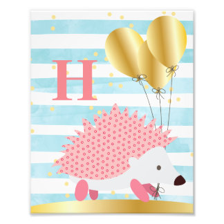 Hedgehog Wall Art - Anpassa den! Fototryck