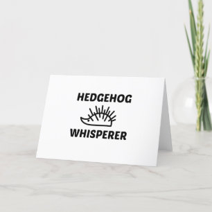 HEDGEHOG WHISPERE HELGKORT
