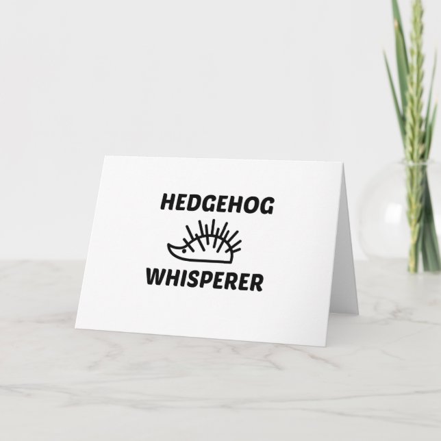 HEDGEHOG WHISPERE HELGKORT (Framsida)