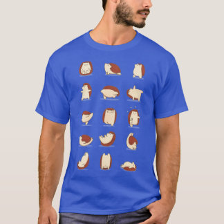 Hedgehog yoga family boy t shirt