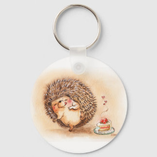Hedgehog Yum Nyckelring