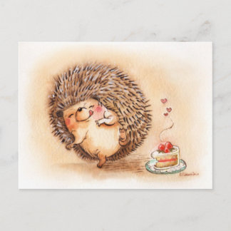 Hedgehog YUM! Vykort