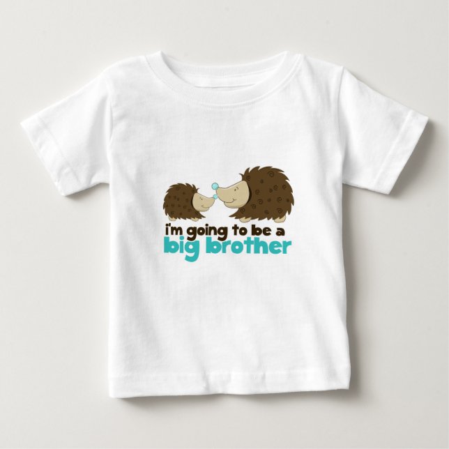 Hedgehogs Big Brother Kids Infant T-shirt (Framsida)
