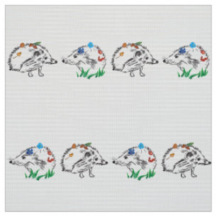 Hedgehogs, Cute Aniamls Fabric Tyg