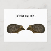 Hedgehogs gifta sig - Funny Hedgehog bröllop