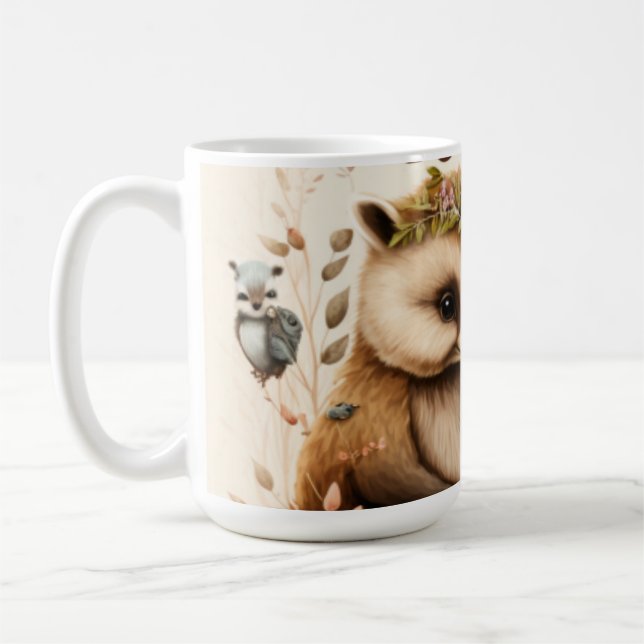 Hedgehogs i kärlek kaffemugg (Vänster)