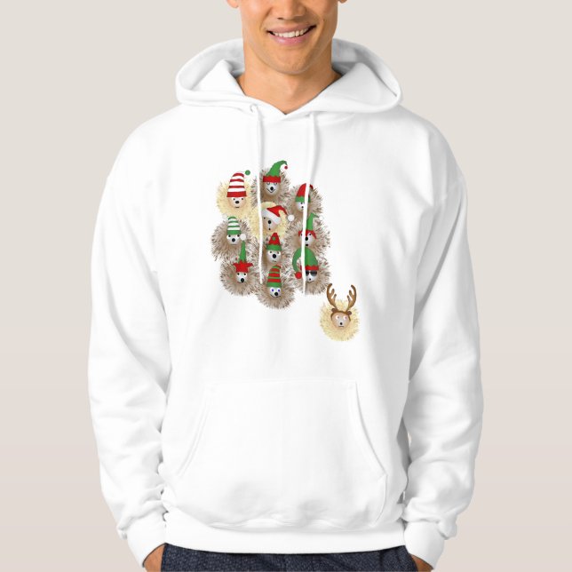 Hedgehogs Julfest Sweatshirt (Framsida)
