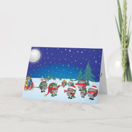 Hedgehogs julmagi helgkort