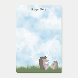 Hedgehogs och Bubbles Notes Post-it Block