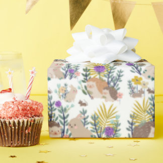 Hedgehogs och vänners duschgardiner presentpapper