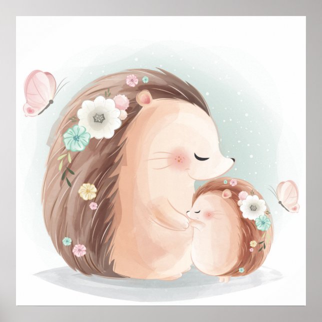 Hedgehogs poster (Framsidan)